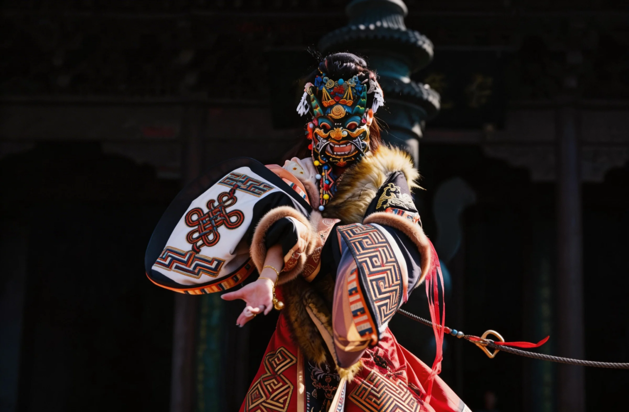 Beijing: Chinese Mask Painting Experience (Nuo Mask)