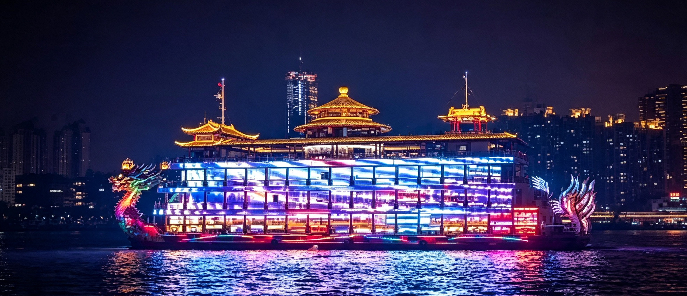 Huangpu River Night Cruise with 2 Departure Points 3