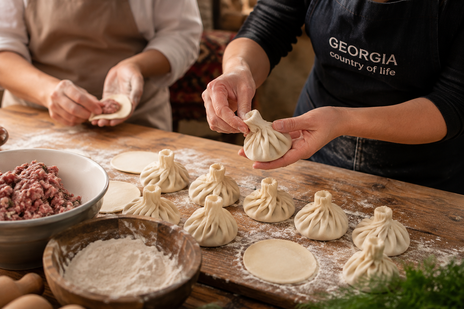 Tbilisi: Intimate Family Cooking Class with Wine & Feast