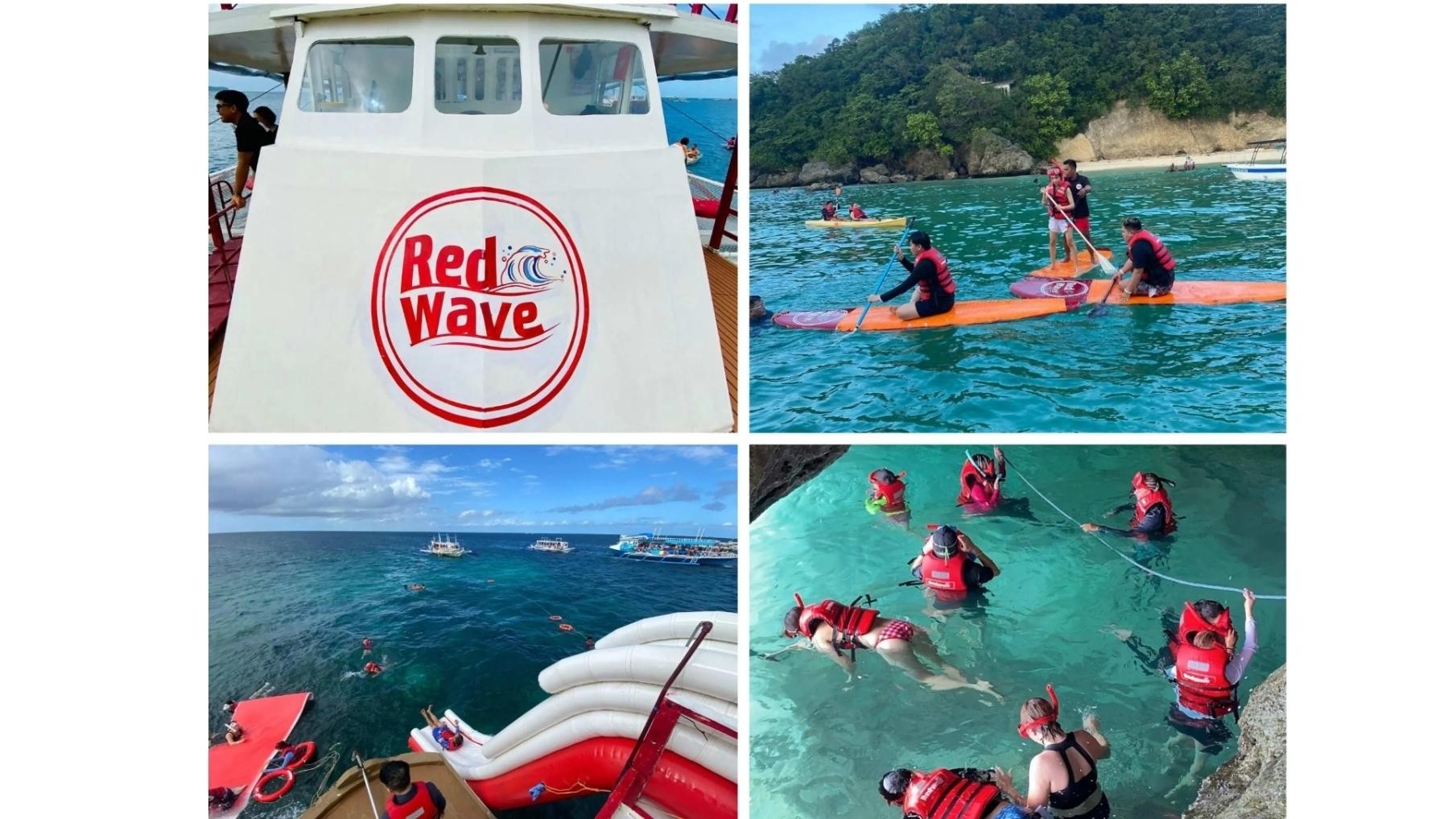 Boracay Red Wave Island Hopping Tour with Water Activities