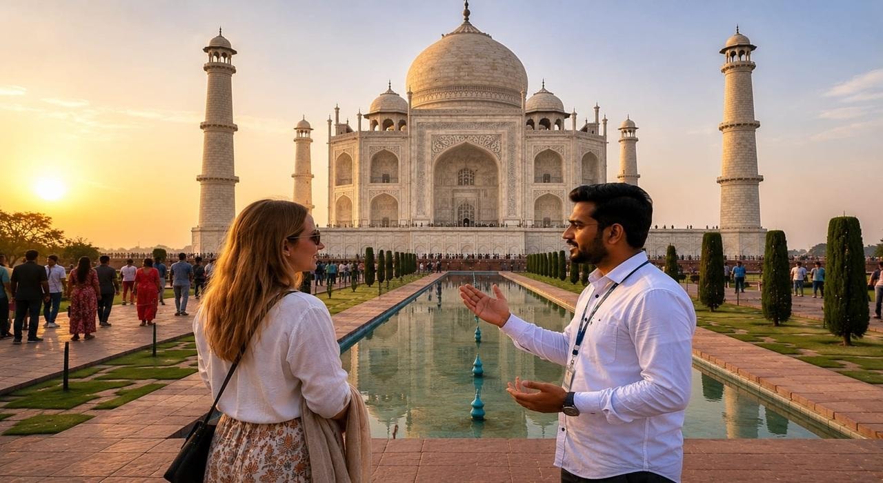 From Delhi: Sunrise Taj, Agra Fort & Baby Taj with Tuk-Tuk