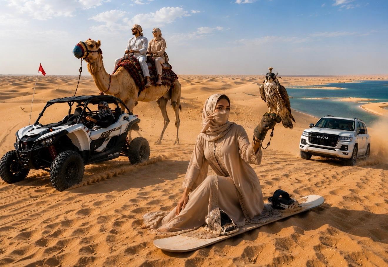 Doha: Half-Day Desert Safari, Dune Bashing, Camel Ride 2