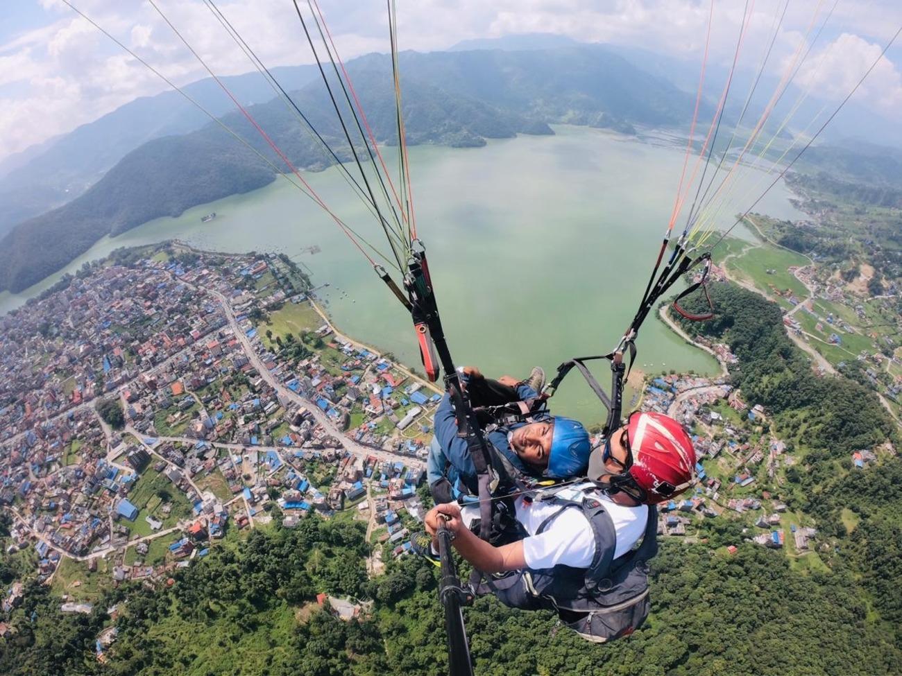 Pokhara: Paragliding with Annapurna Views, Photos & Video