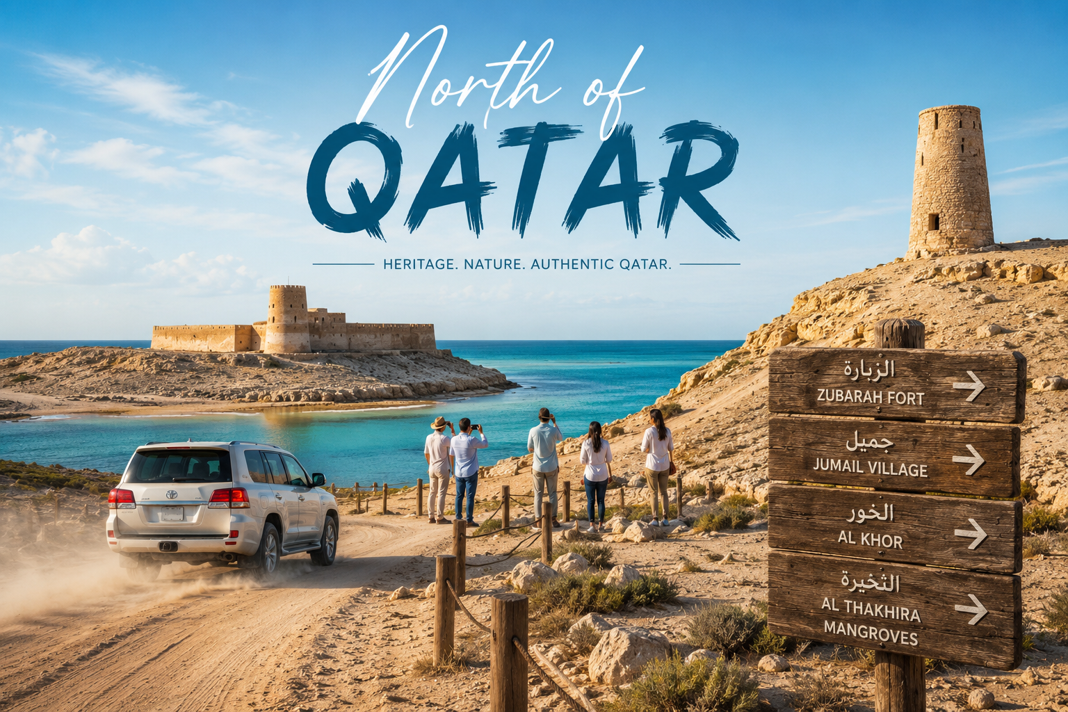 Doha: Qatar’s North Tour – Guided Mangrove Kayak Adventure