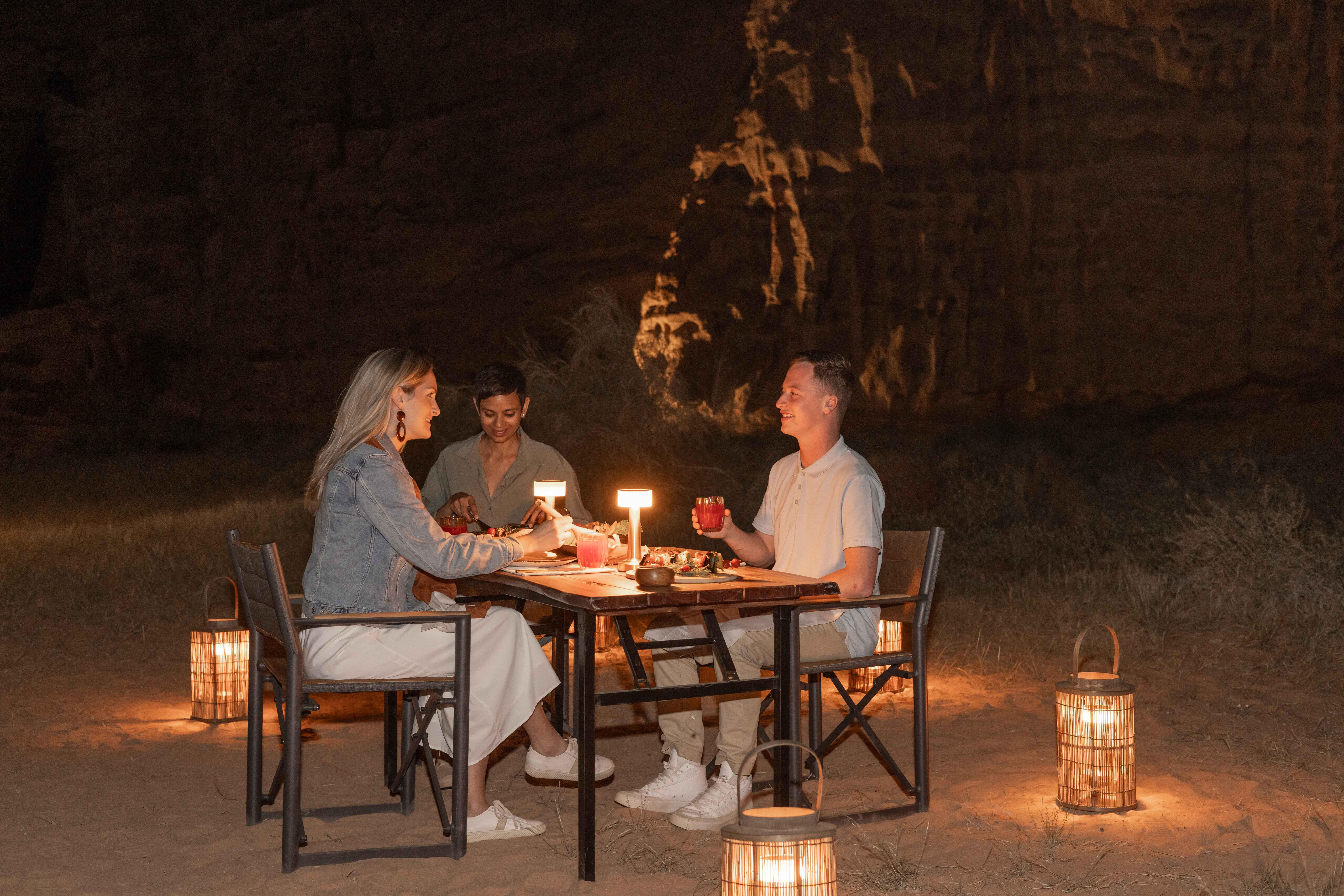 AlUla: Sharaan Platinum Dinner Safari with 4-Course Braai
