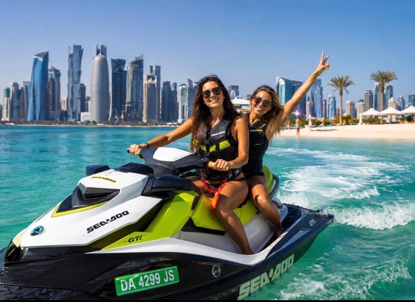 Doha: Jet Ski Tour with West Bay Skyline Views 3