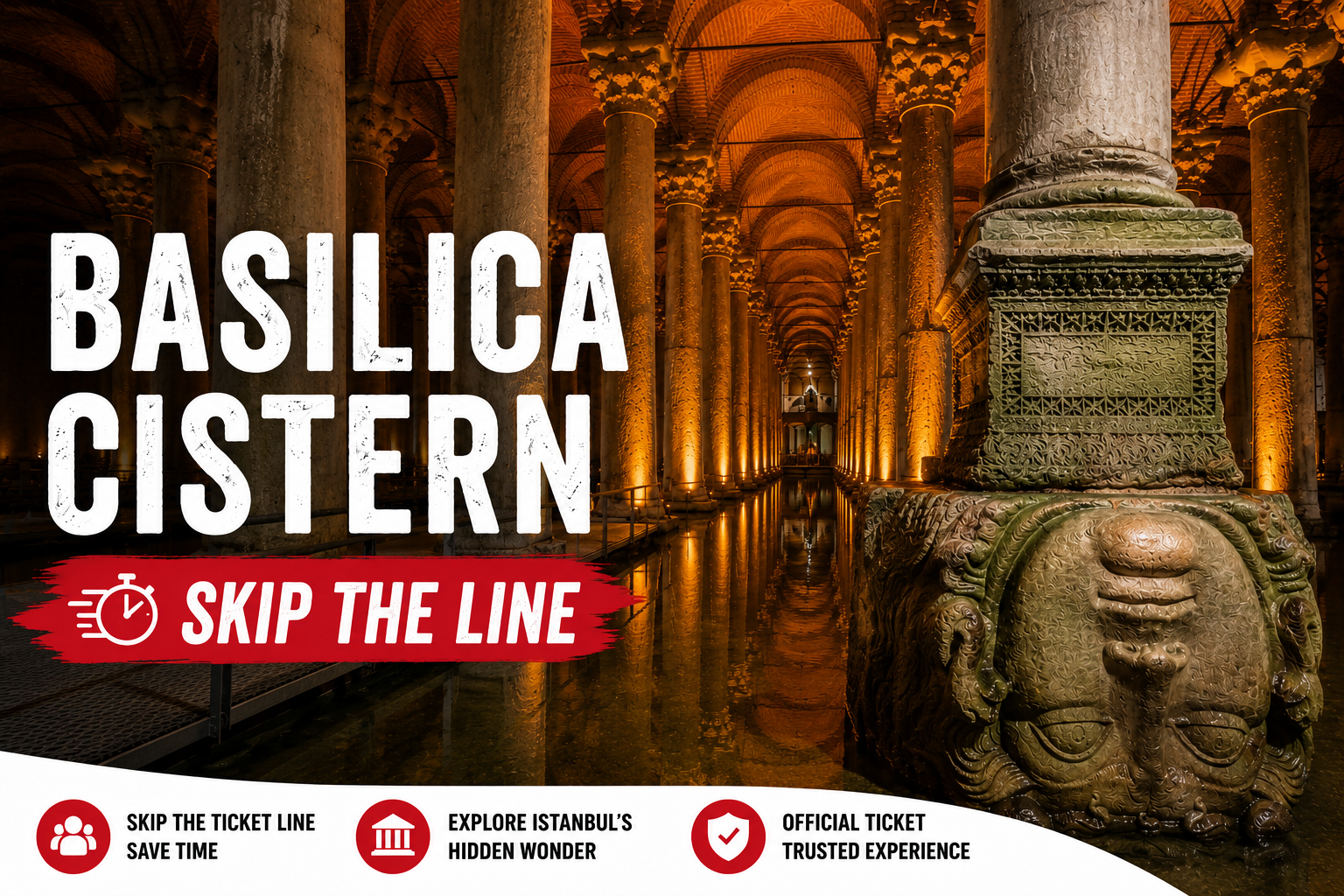 Istanbul: Basilica Cistern Skip-the-Line Entry Ticket