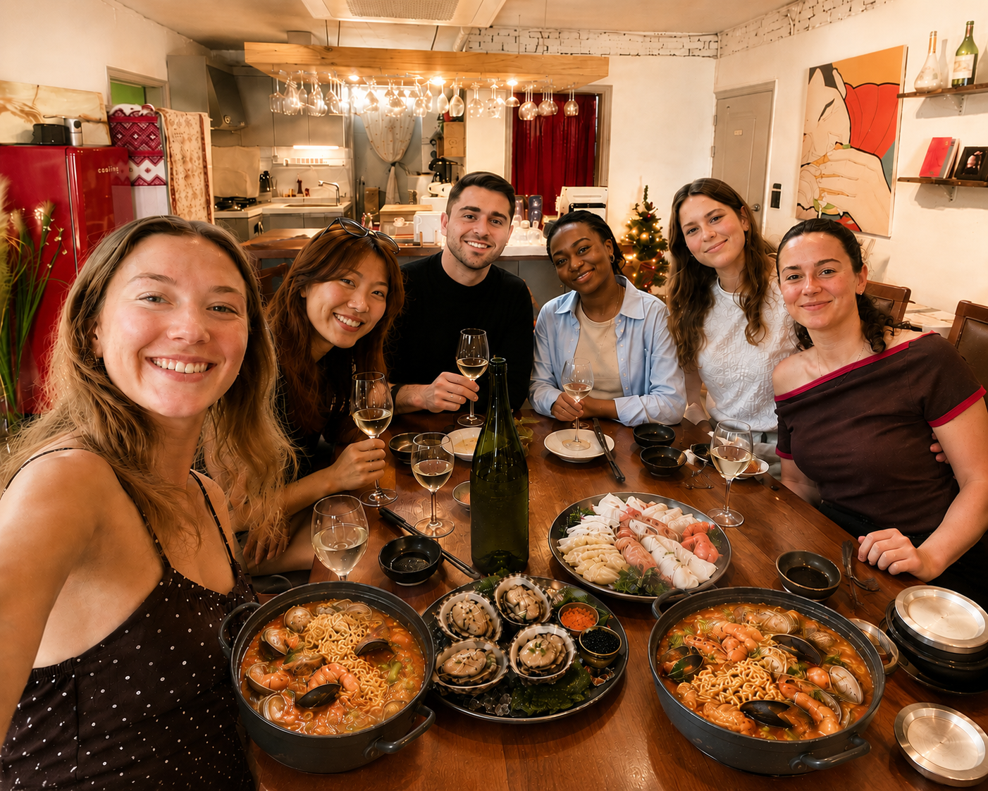 Seafood Market Tour & Wine Dinner with a Sommelier 2