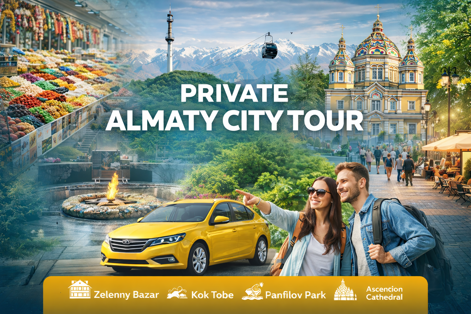 Almaty: City Highlights with Hotel Pickup