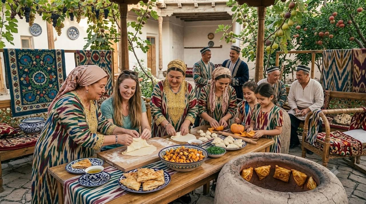 Bukhara: Uzbek Family Home Cooking Class Somsa 2