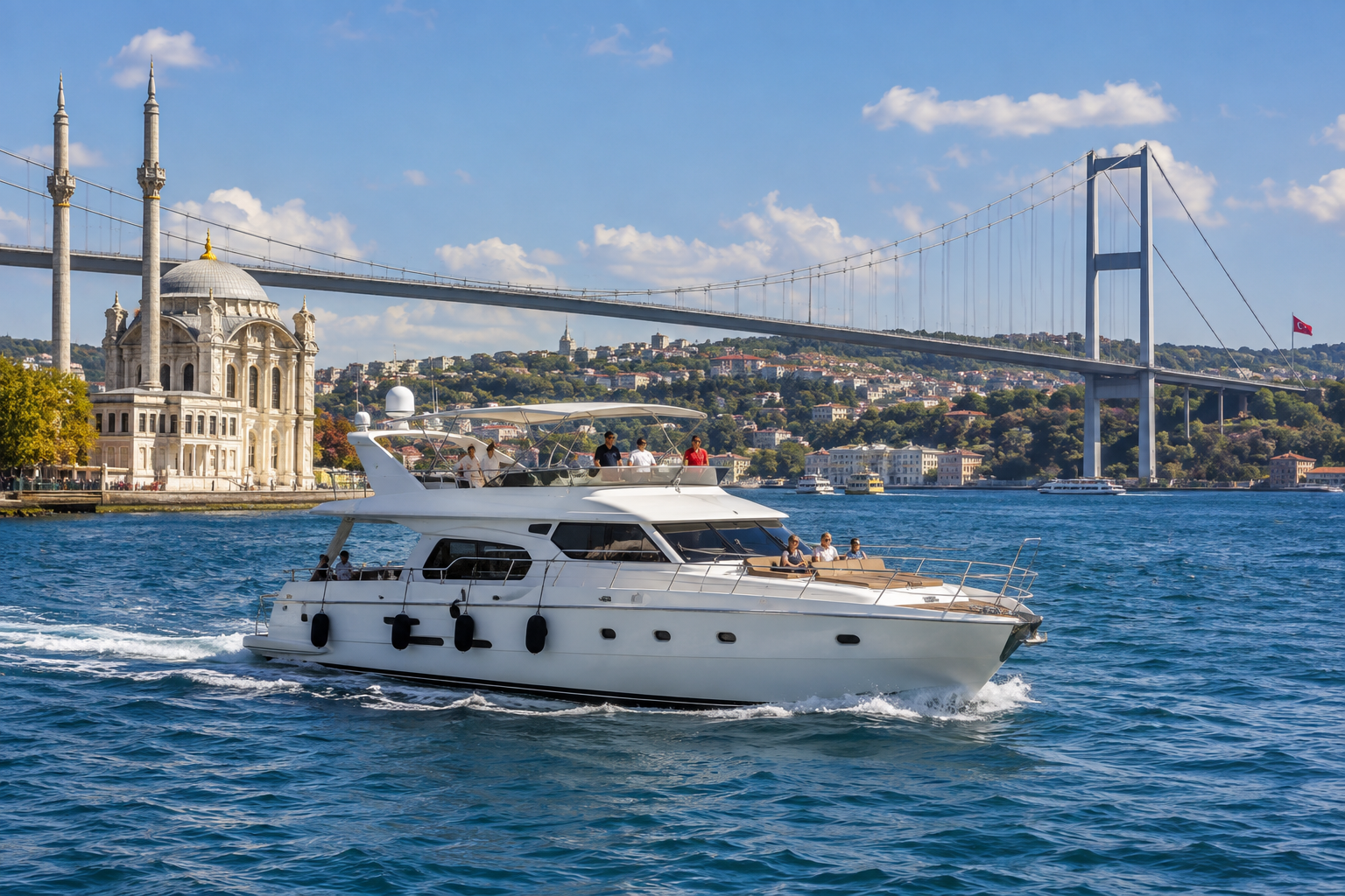 Istanbul Yacht Sightseeing Day Sunset Evening Bosporus Tour 2