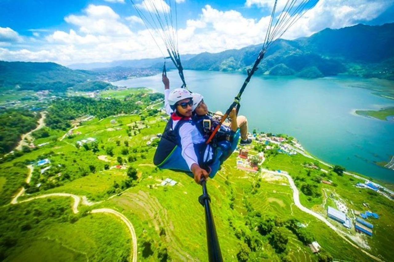 Pokhara: Sarangkot Paragliding with Lakeside Hotel Pickup 3
