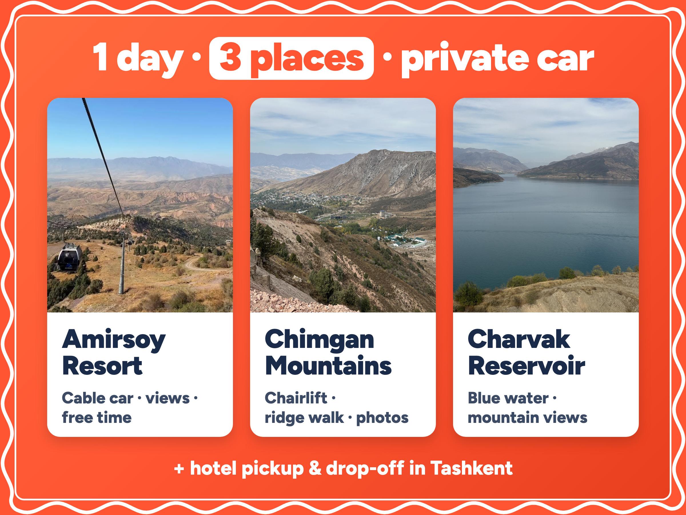 Tashkent: All the Best Mountains in One Private Day Trip 2