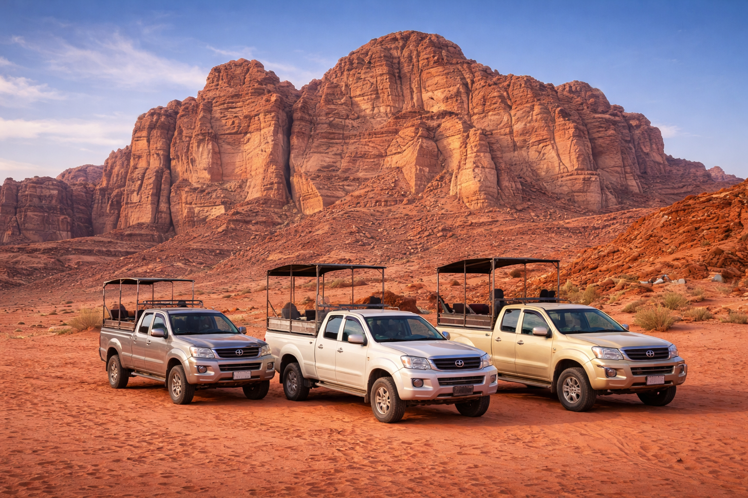 Wadi Rum: Full-Day Jeep Tour with Bedouin Lunch