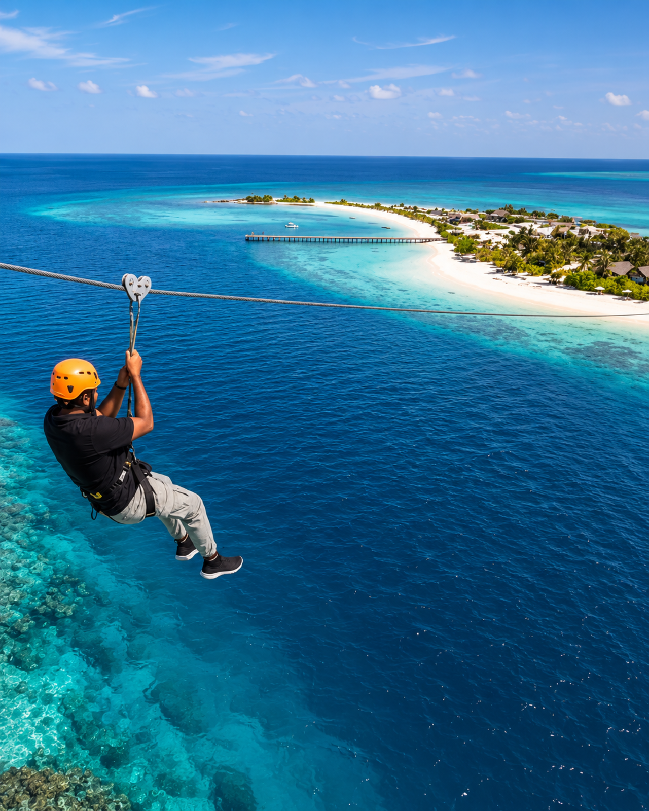 Island-to-Island Zipline & Adventure Island Experience
