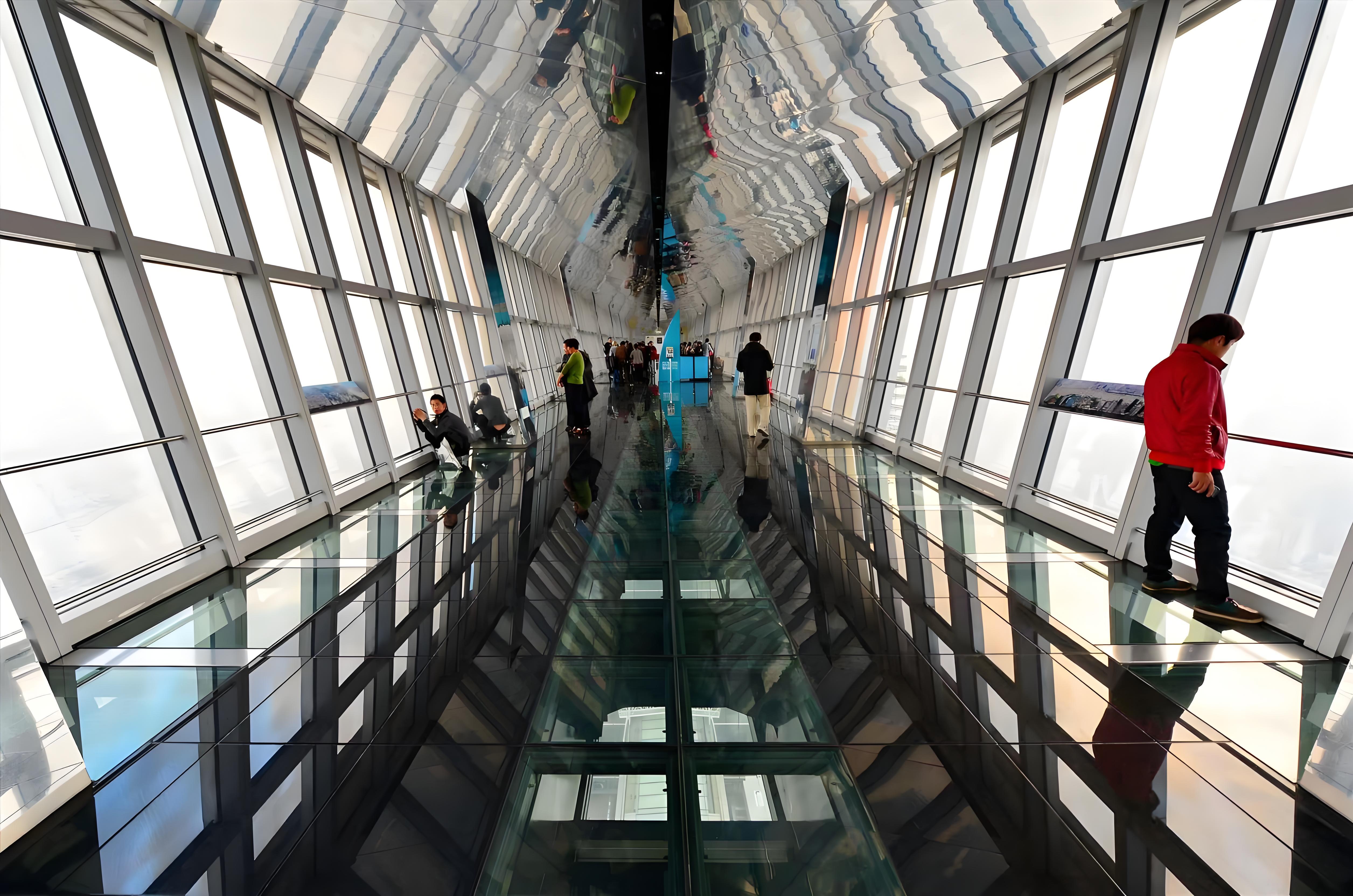 Shanghai world financial center 100 floor observation deck 3