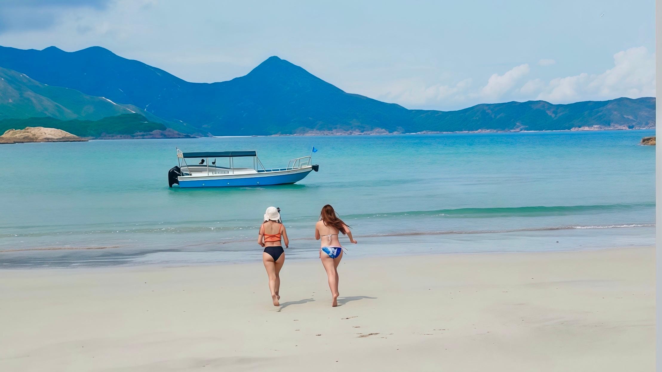 Hong Kong: Private Geopark Speedboat Tour with Beach Fun 2
