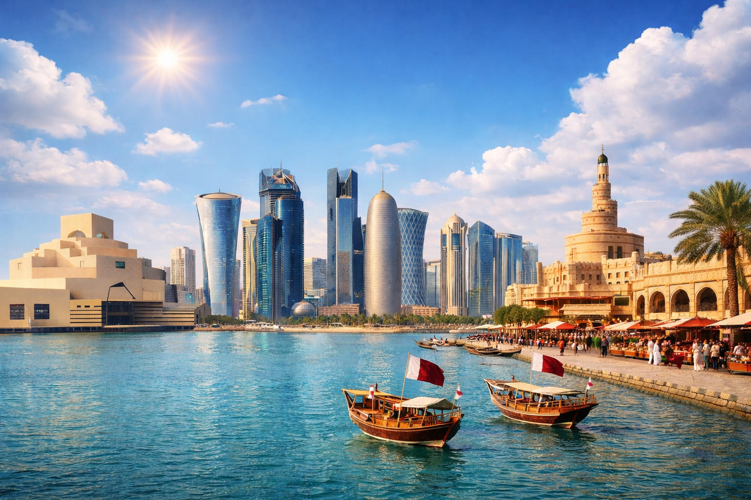Doha City Tour Private 4-Hour Guided Tour with Pickup & Drop