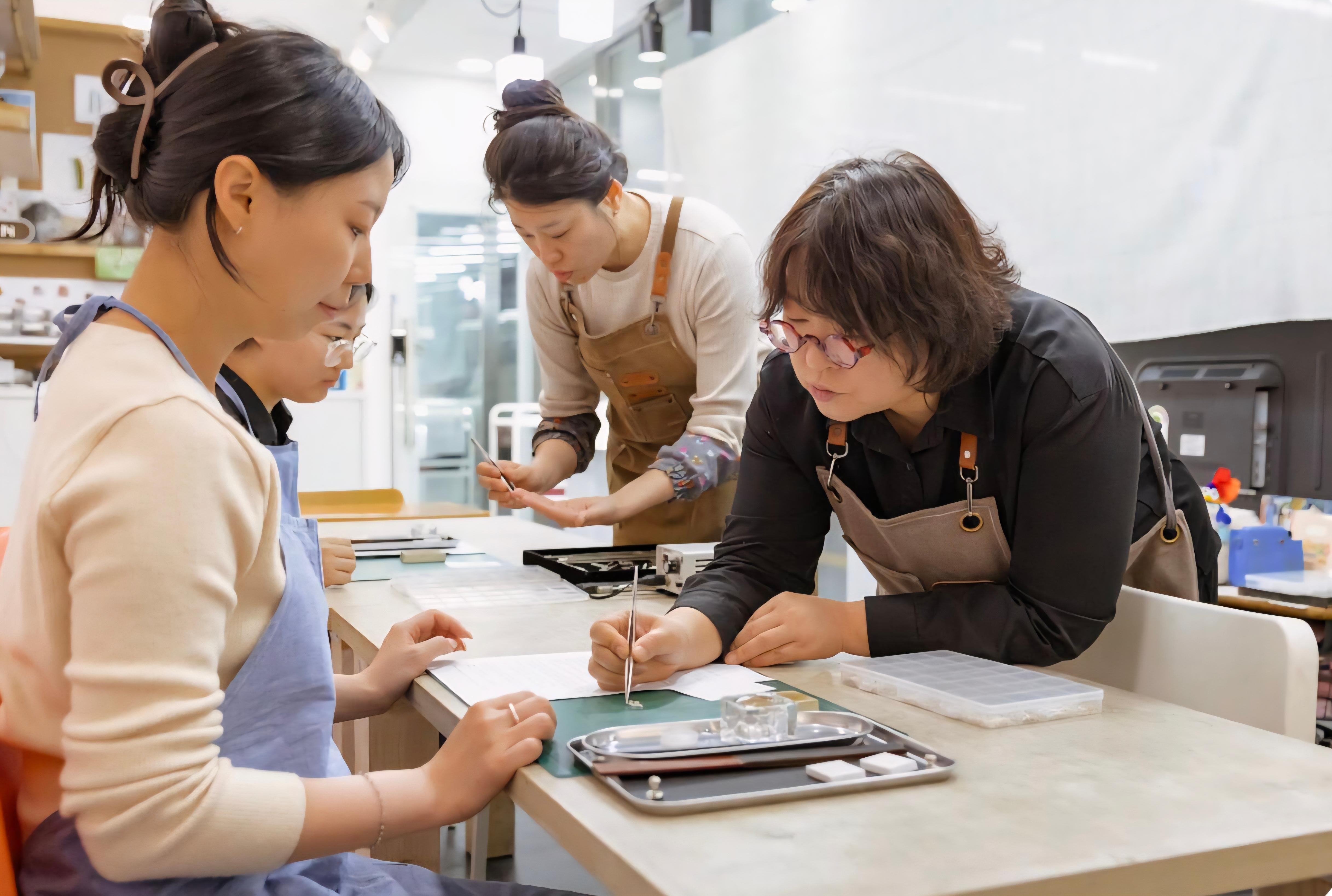 Seoul: Korean Alphabet Silver Jewelry-Making Workshop