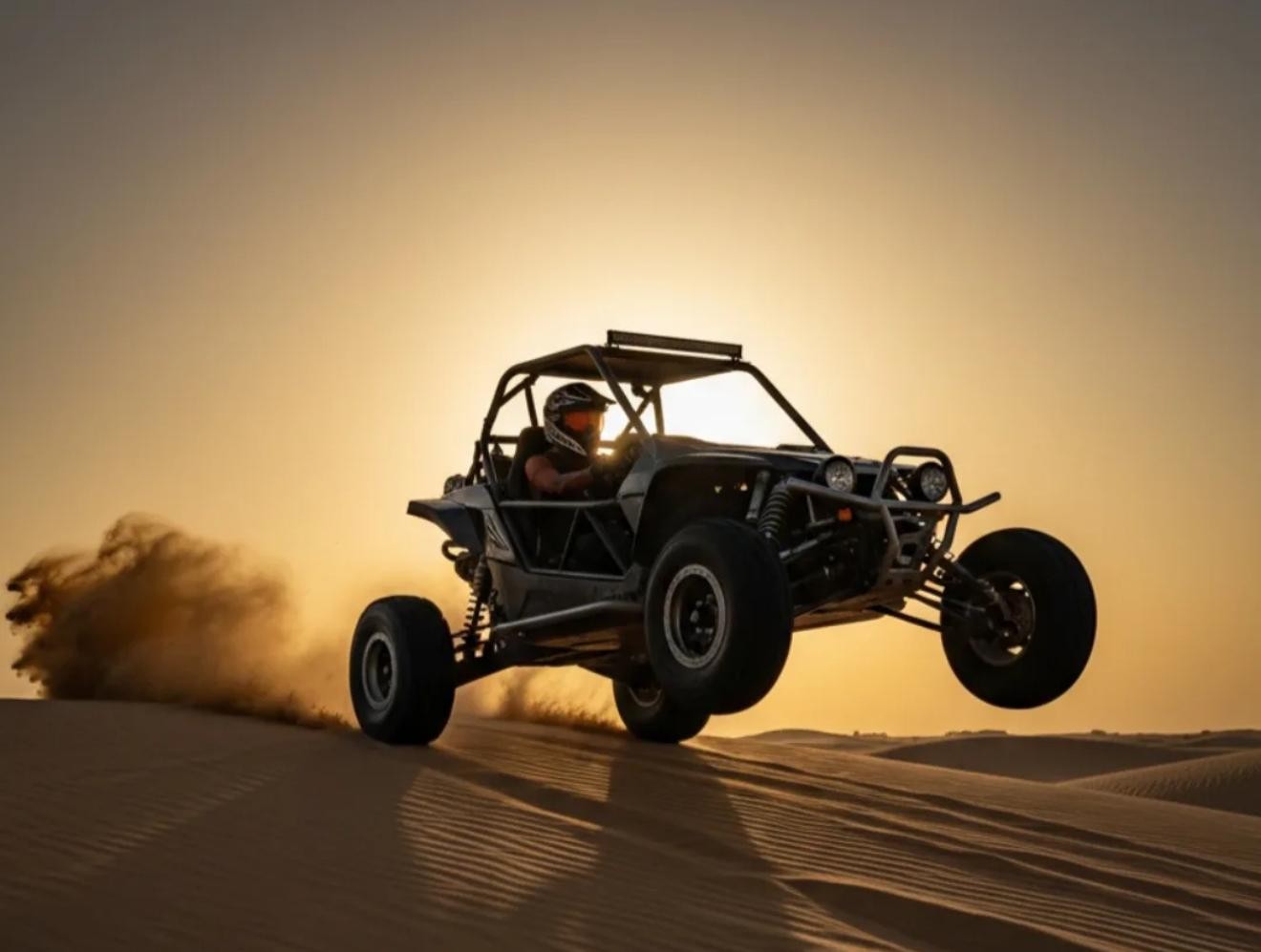 Desert safari, Dune bashing, sandboarding, camel, ATV Option 3