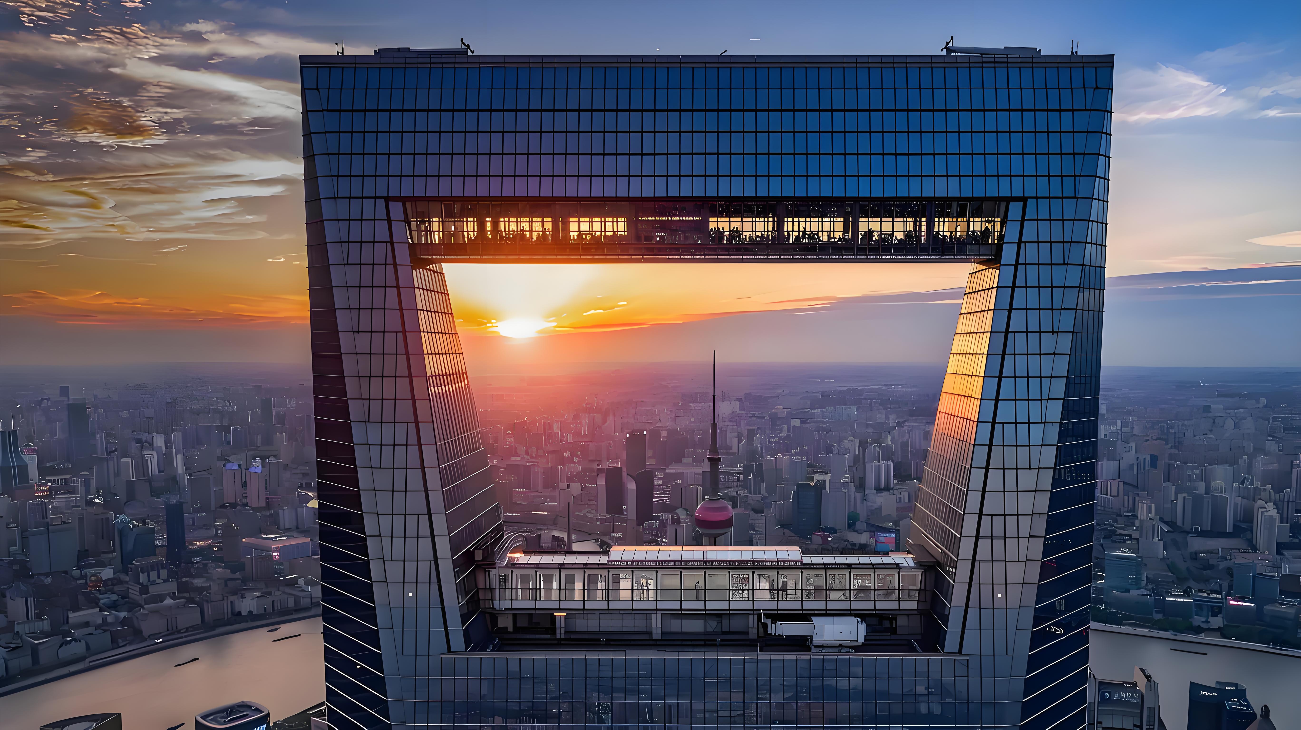 Shanghai world financial center 100 floor observation deck 2
