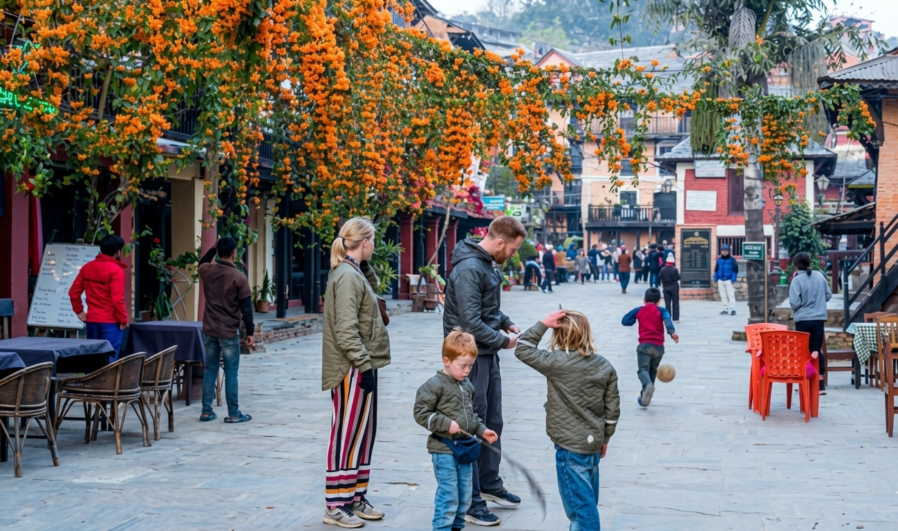 Kathmandu/Pokhara via Bandipur: Cable Car and Village Tour
