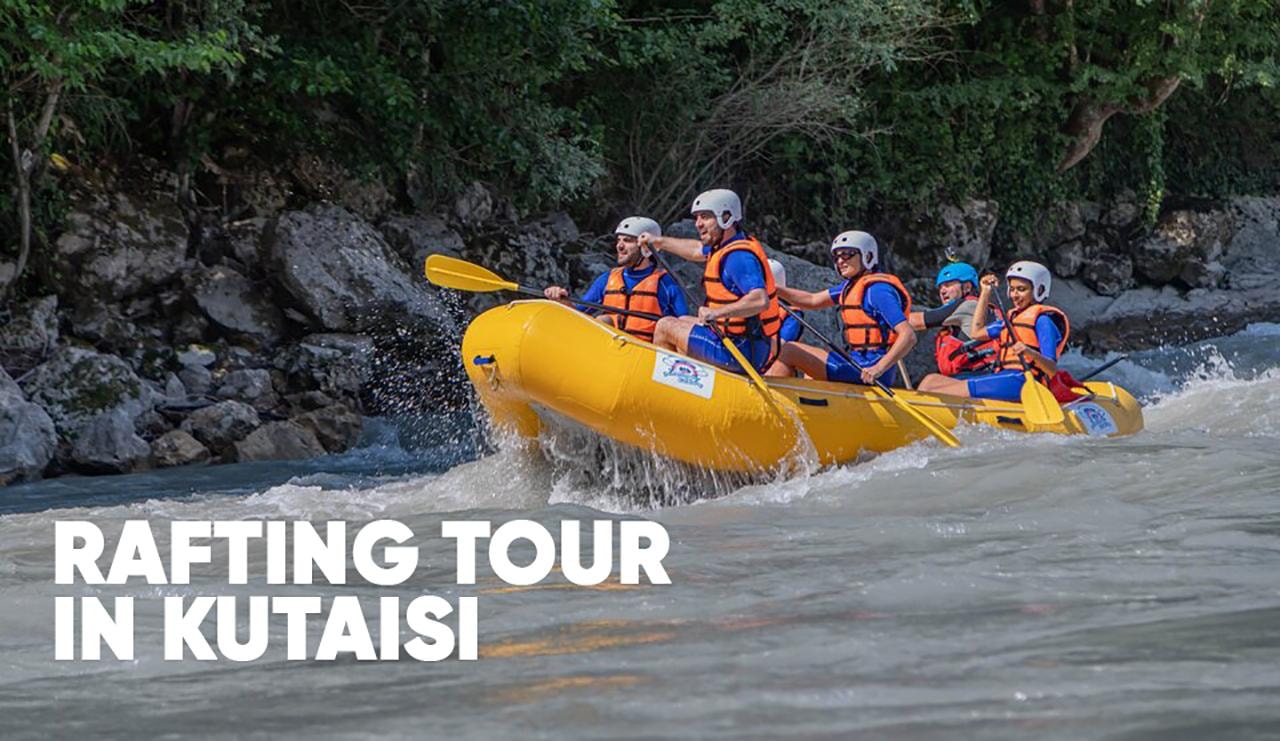 Kutaisi: Rioni River Rafting Tour with Instructor