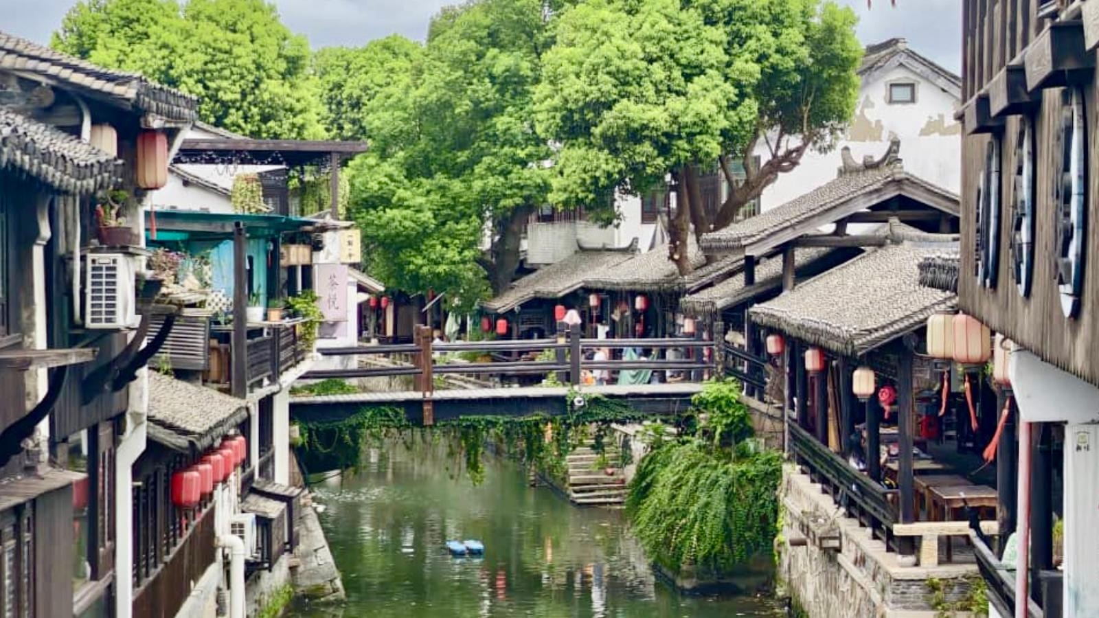 Shanghai Hidden Water Town Temple Snack&Wildlife Park Safari