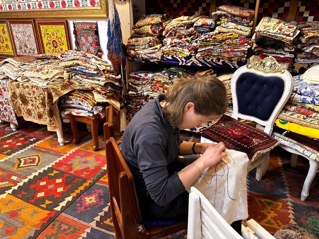 Bukhara: Suzani Embroidery Workshop and Cultural Exploration