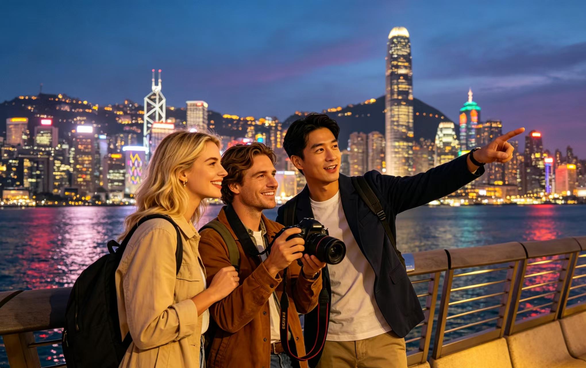 Hong Kong: Victoria Harbour Night Walk & Symphony of Lights 3