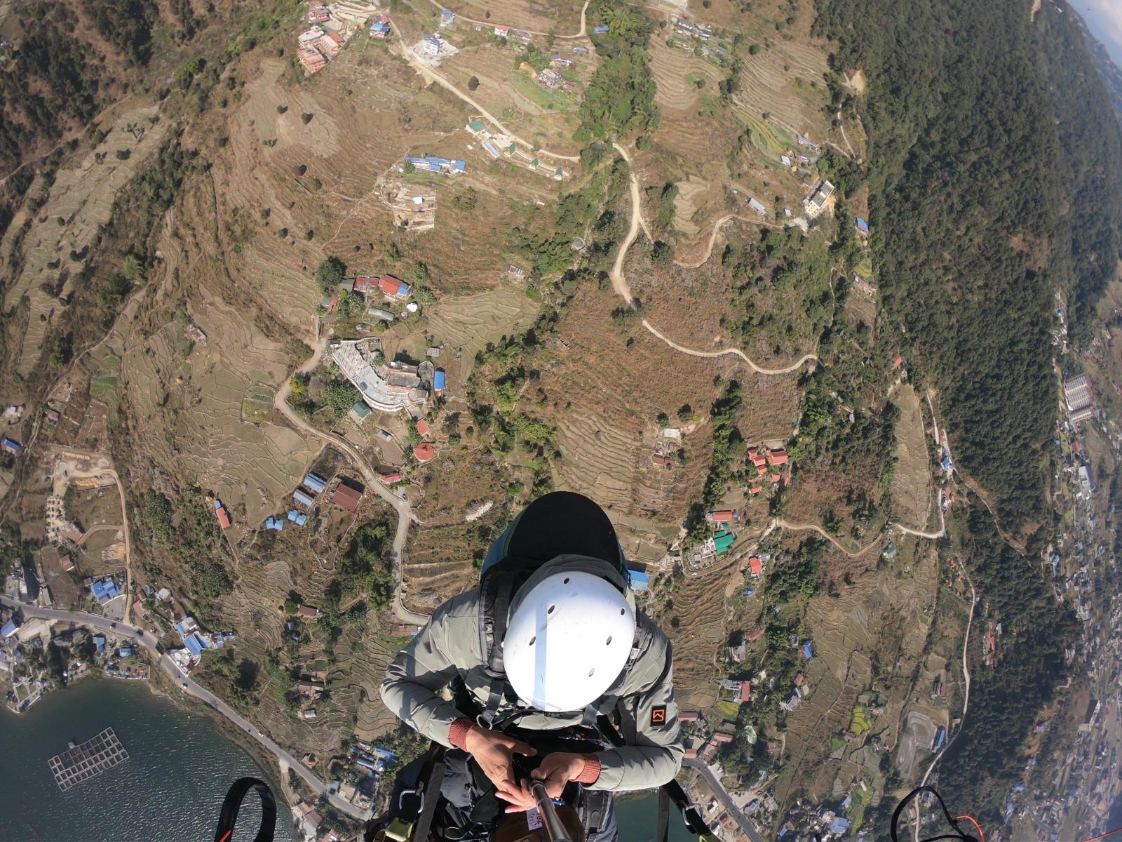 Paragliding at Pokhara 3