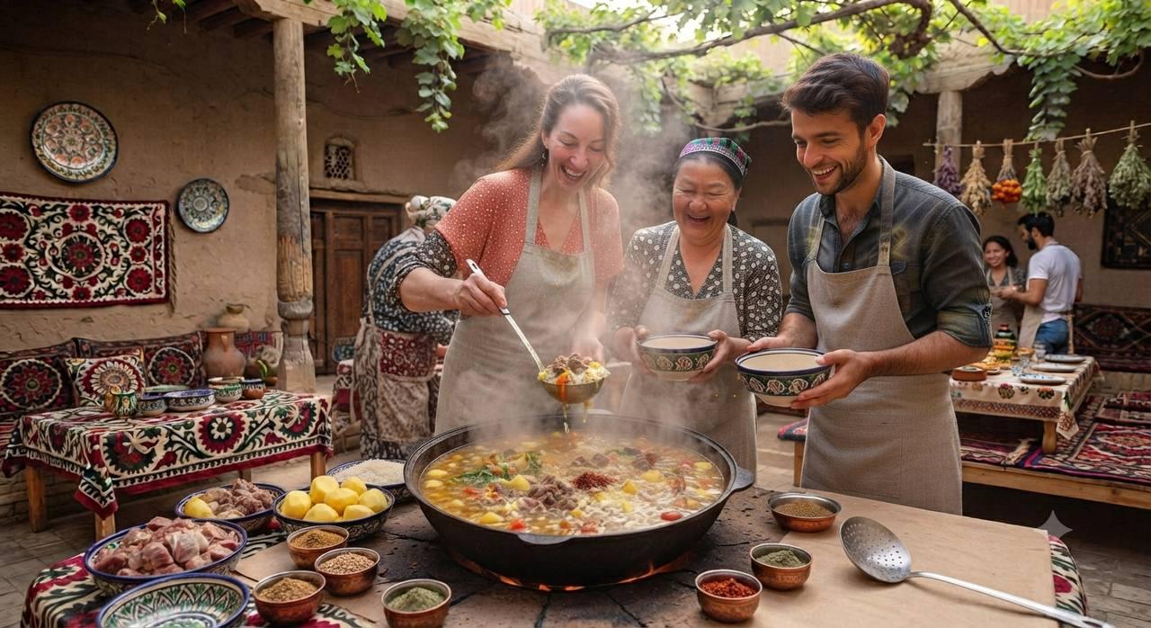 Khiva: Rooftop Cooking Class with Dinner and Tea Ceremony 2