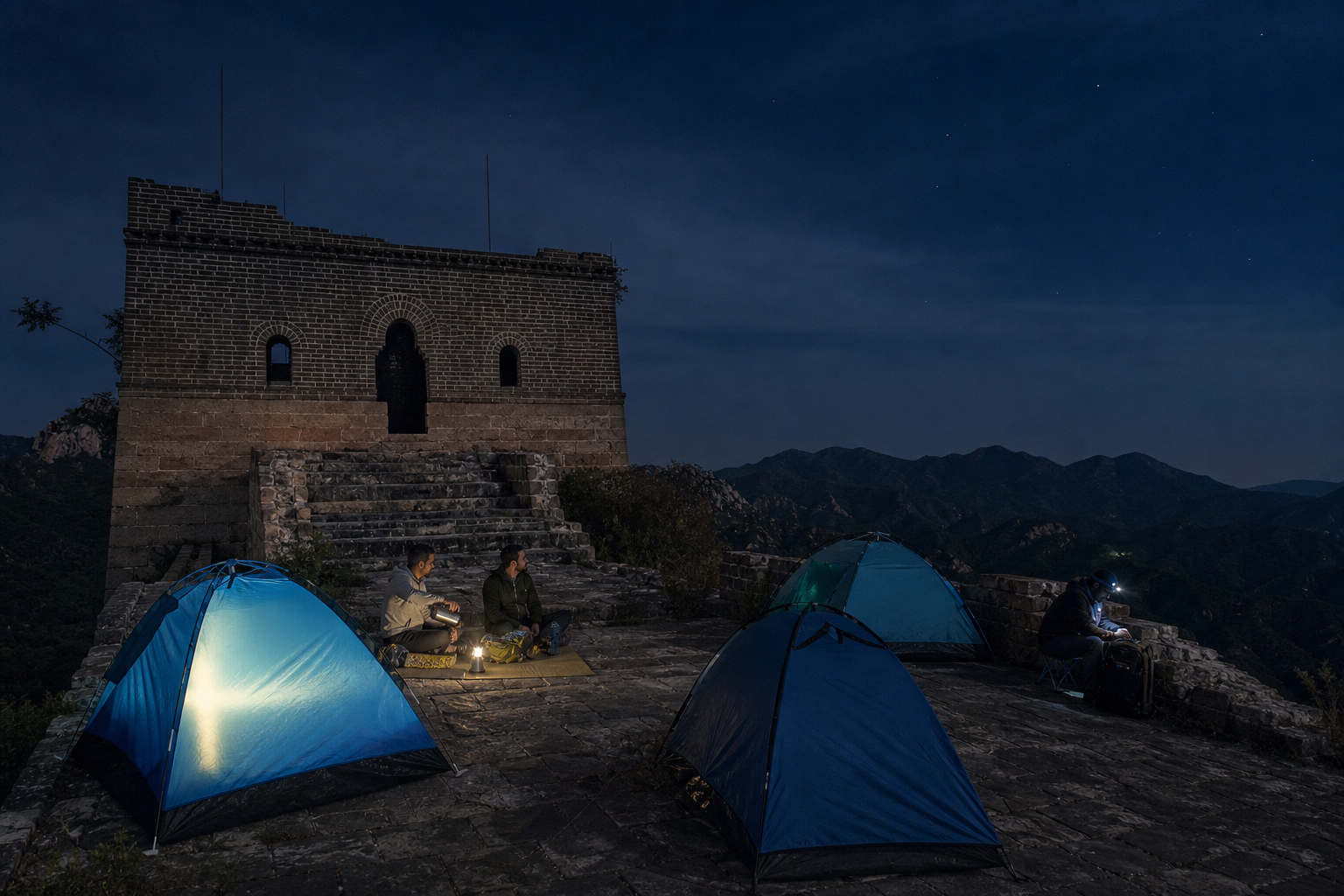 Beijing: Autumn Nights, Great Wall Camping & Hotel Pickup 2