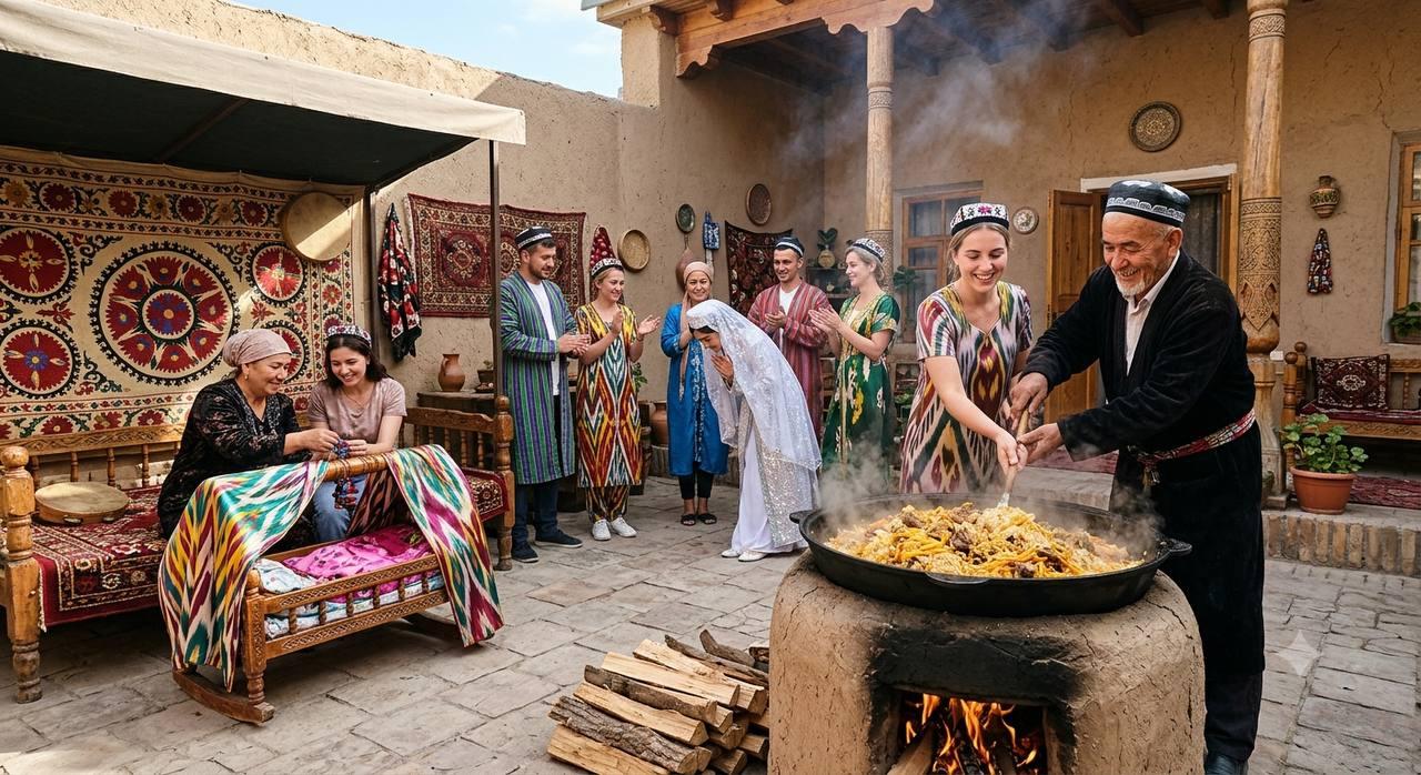 Samarkand: Traditional Plov Cooking Class & Cultural Rituals