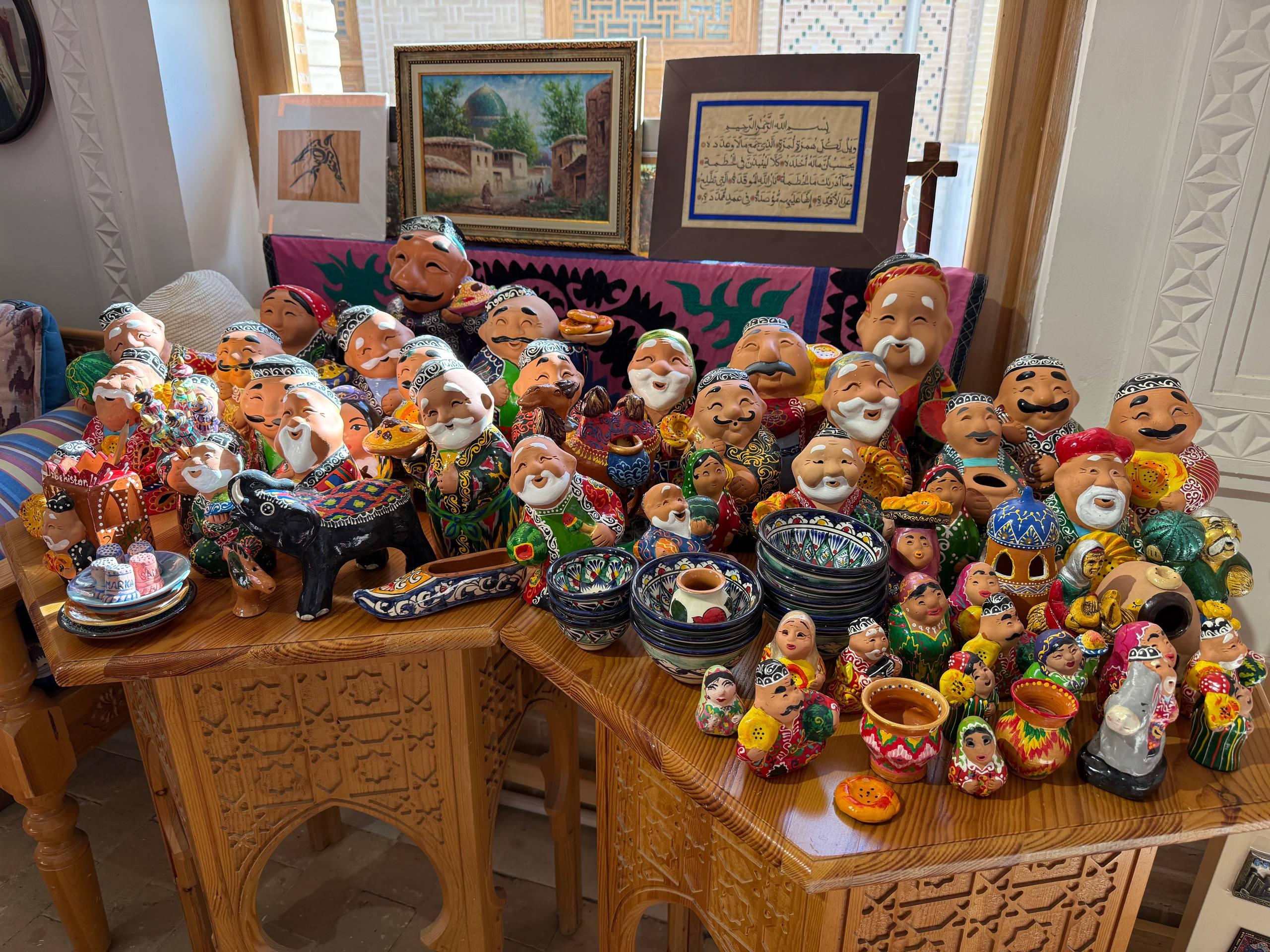 Samarkand: Paint Your Own Traditional Uzbek Folk Figurine