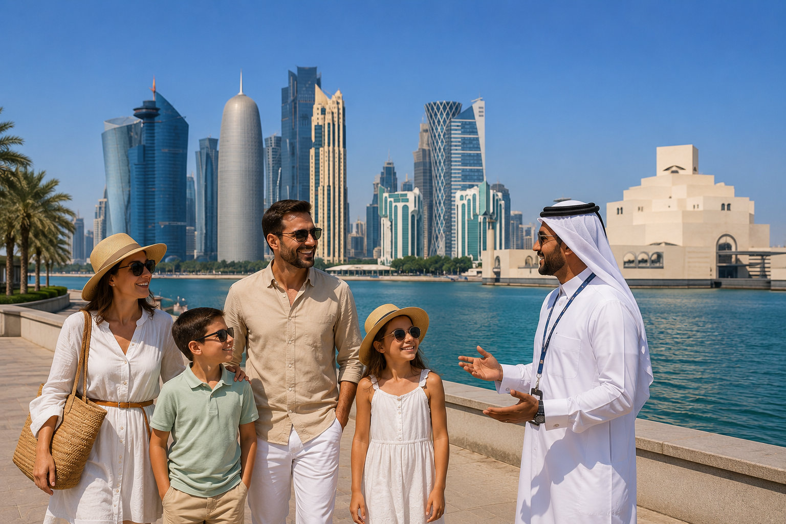 Guided Tour of Stress-Free Family Vacation in Qatar
