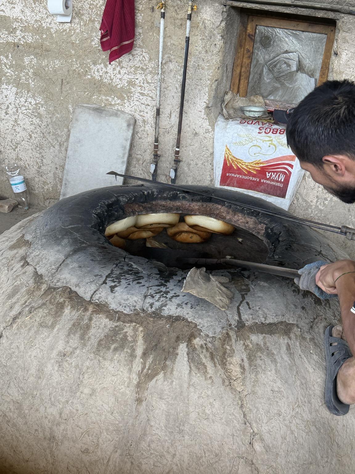 SAMARKAND COOKING CLASS ,BREAD BAKERY In garden