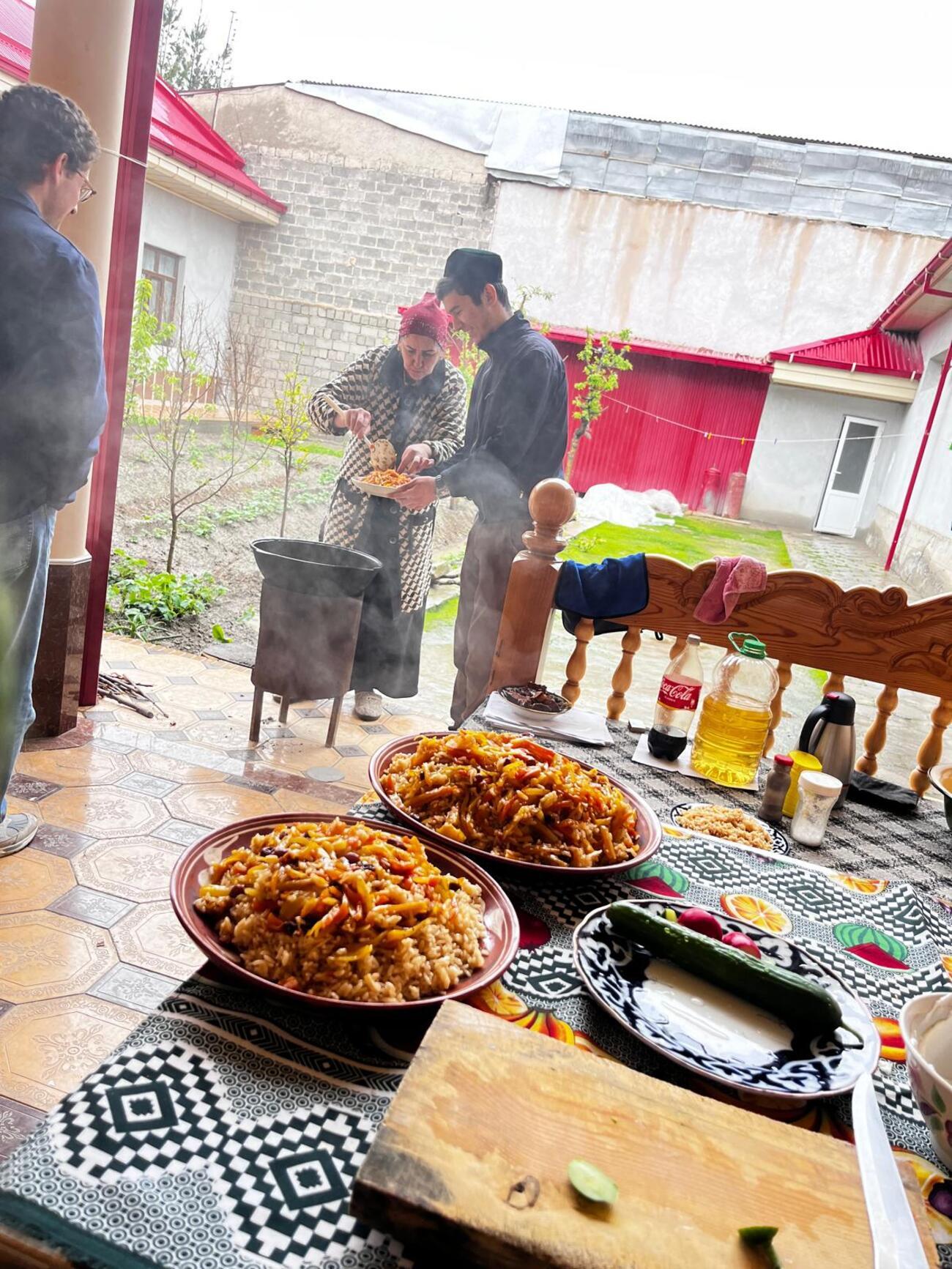 Authentic plov cooking and Village tour in Samarkand
