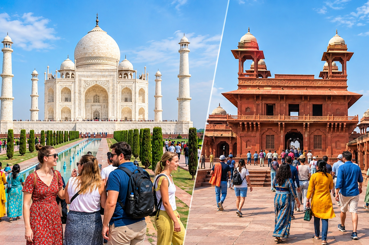Agra: Taj Mahal, Agra Fort & Fatehpur Sikri Guided Tour