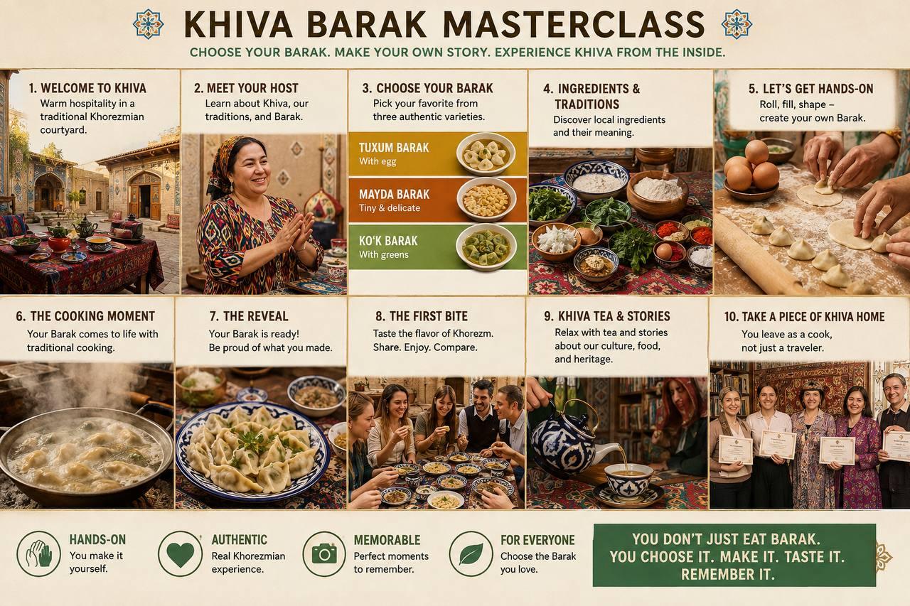 Khiva: Traditional Barak Dumpling Cooking Class 3