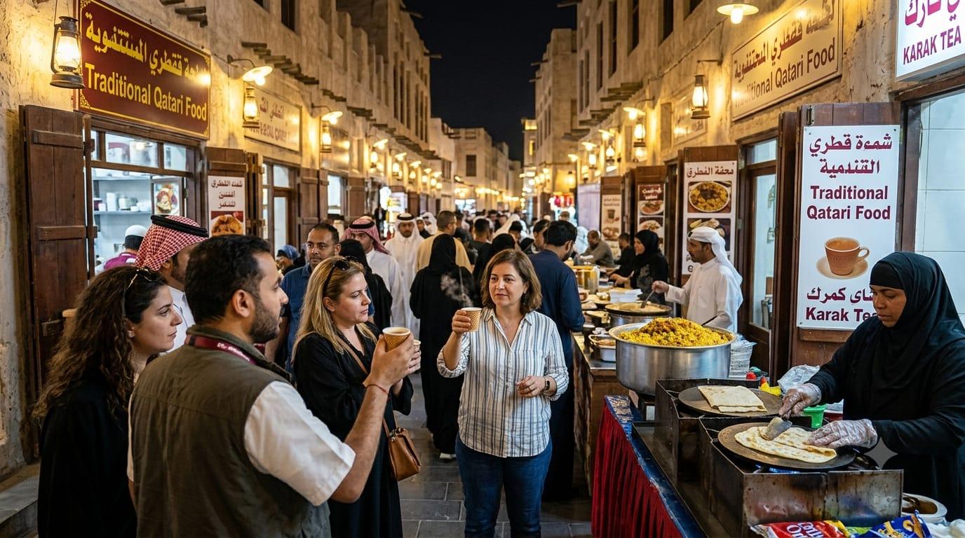 Doha: Souq Waqif Evening Food and Heritage Walking Tour
