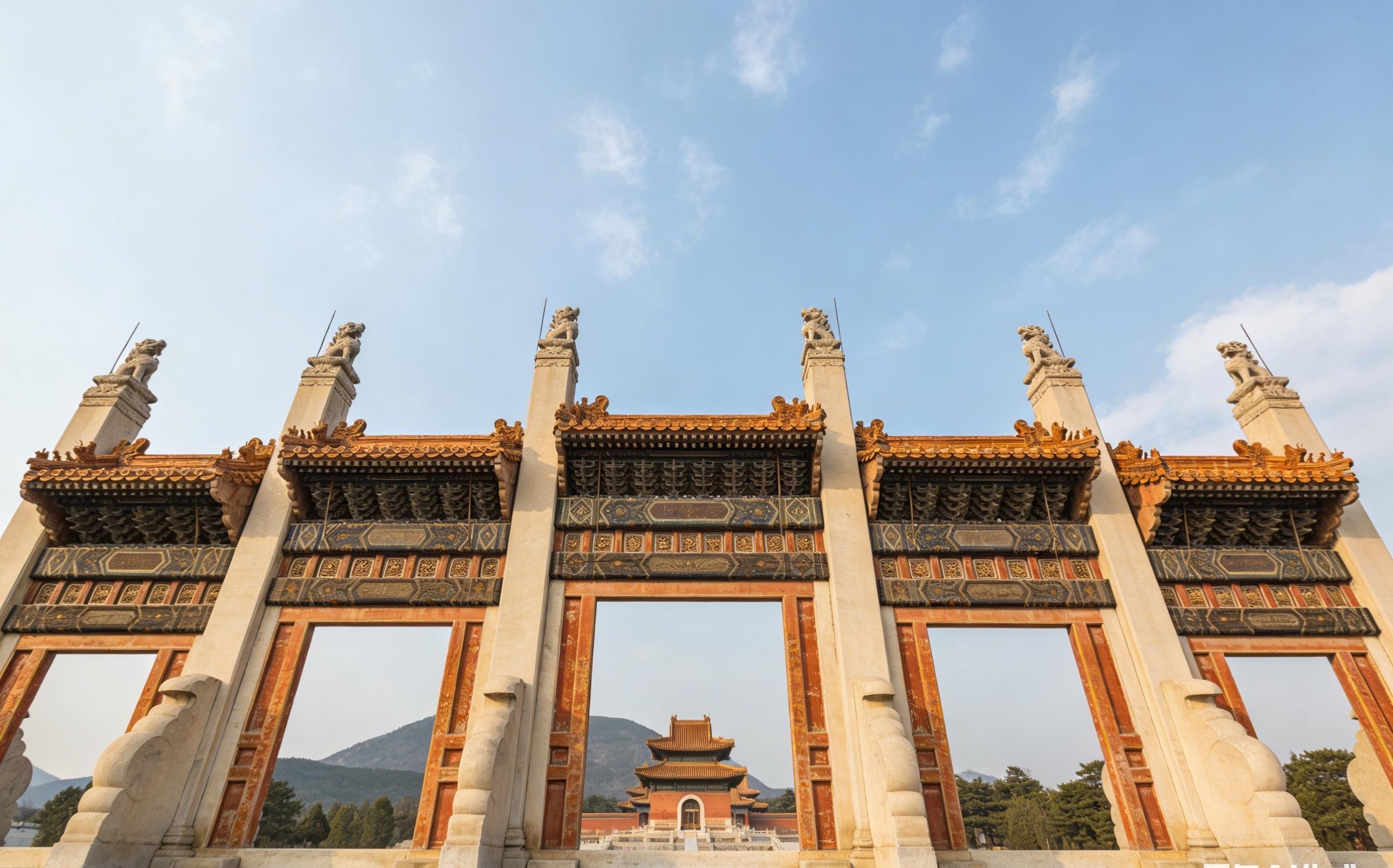 Beijing:Eastern Qing Tomb/Huangyaguan Great Wall/Dule Temple