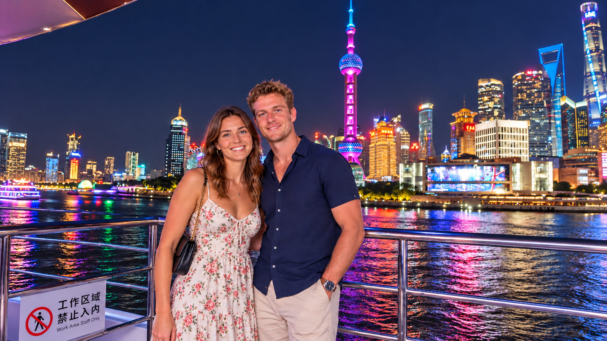 Shanghai:Night Cruise with Iconic Bund Views (English Entry) 2
