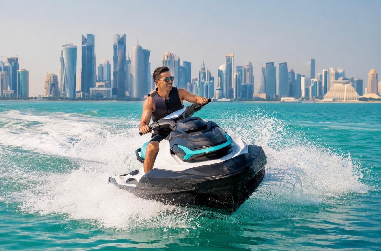 Doha: Jet Ski Ride on the Arabian Gulf with Skyline Views 3