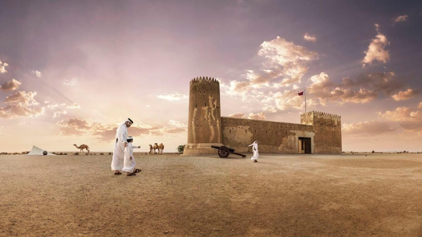 North of Qatar Tour to Zubarah Fort, Purple Island & Jumail