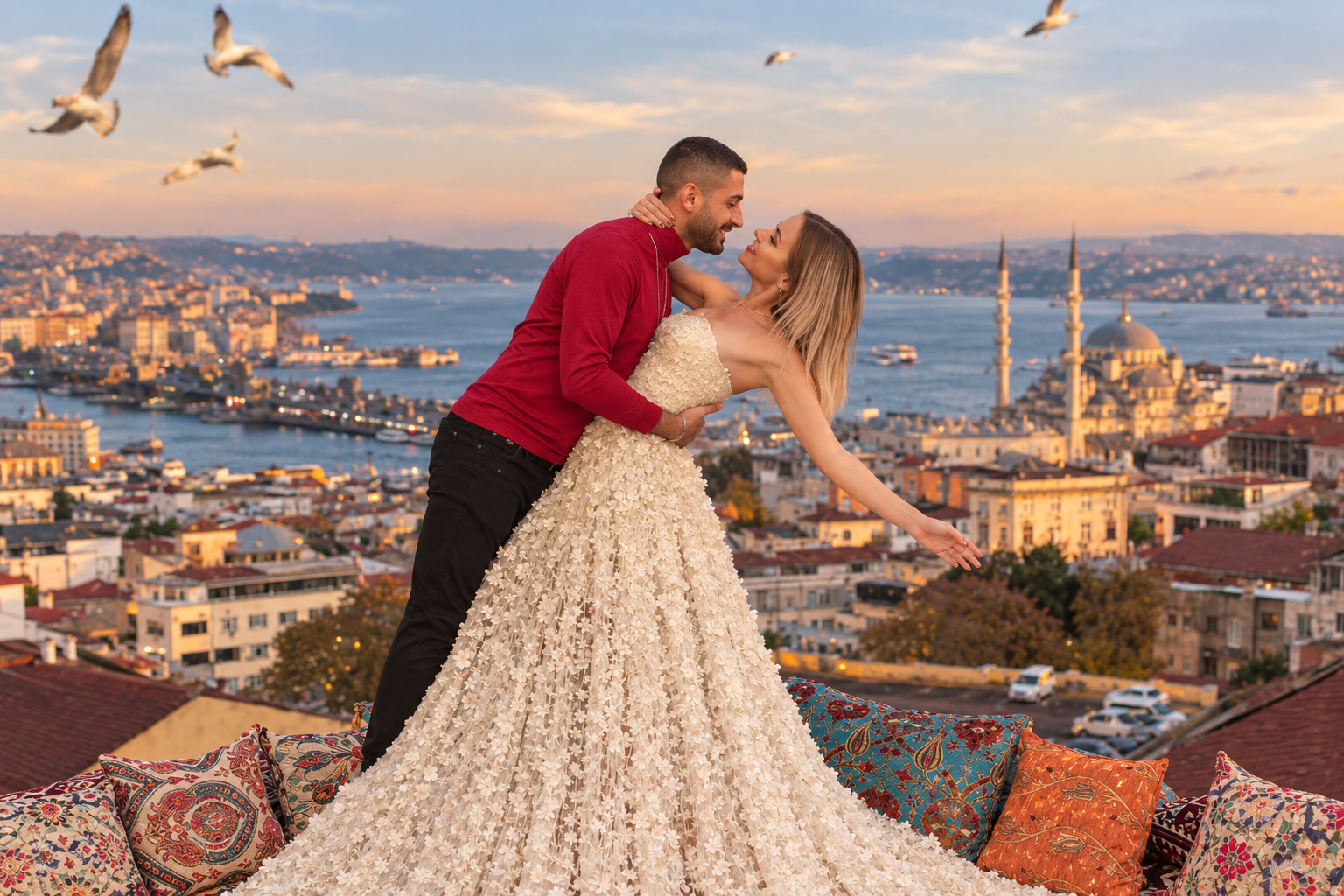 Istanbul Rooftop Experience: Private Photoshoot
