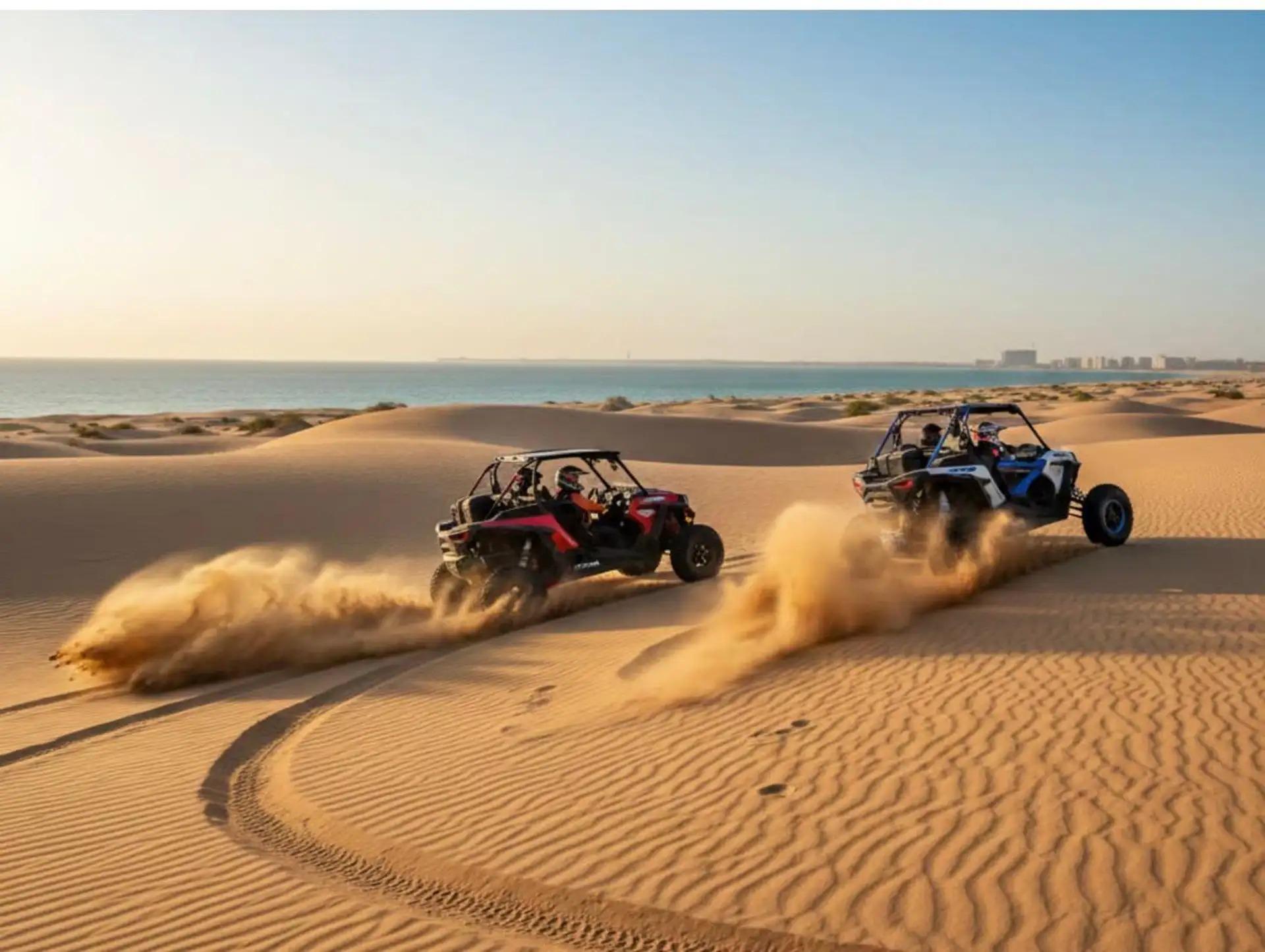 Doha Qatar ATV Quad Bike Buggy Dune Bashing and Sandboarding 3