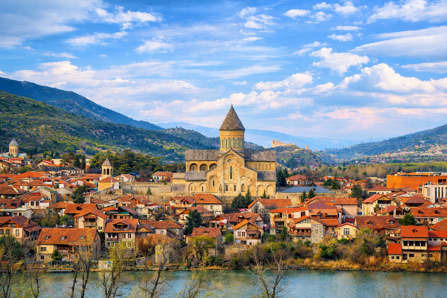 Tbilisi - Mtskheta Tour: History, Views, Wine & Boat Ride 2
