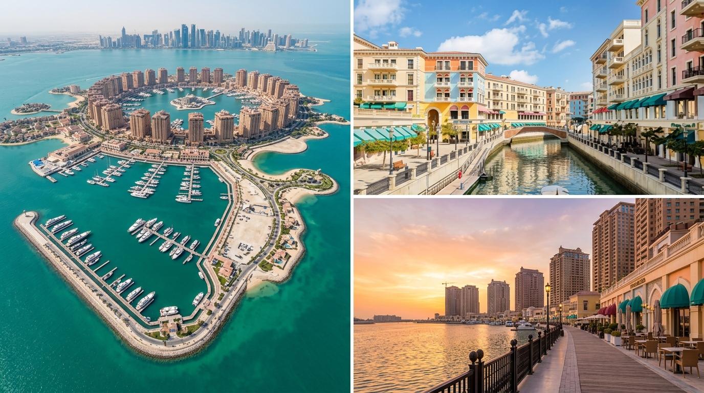 Doha: City Tour, Crystal Walk on Luxury Gewan island 3