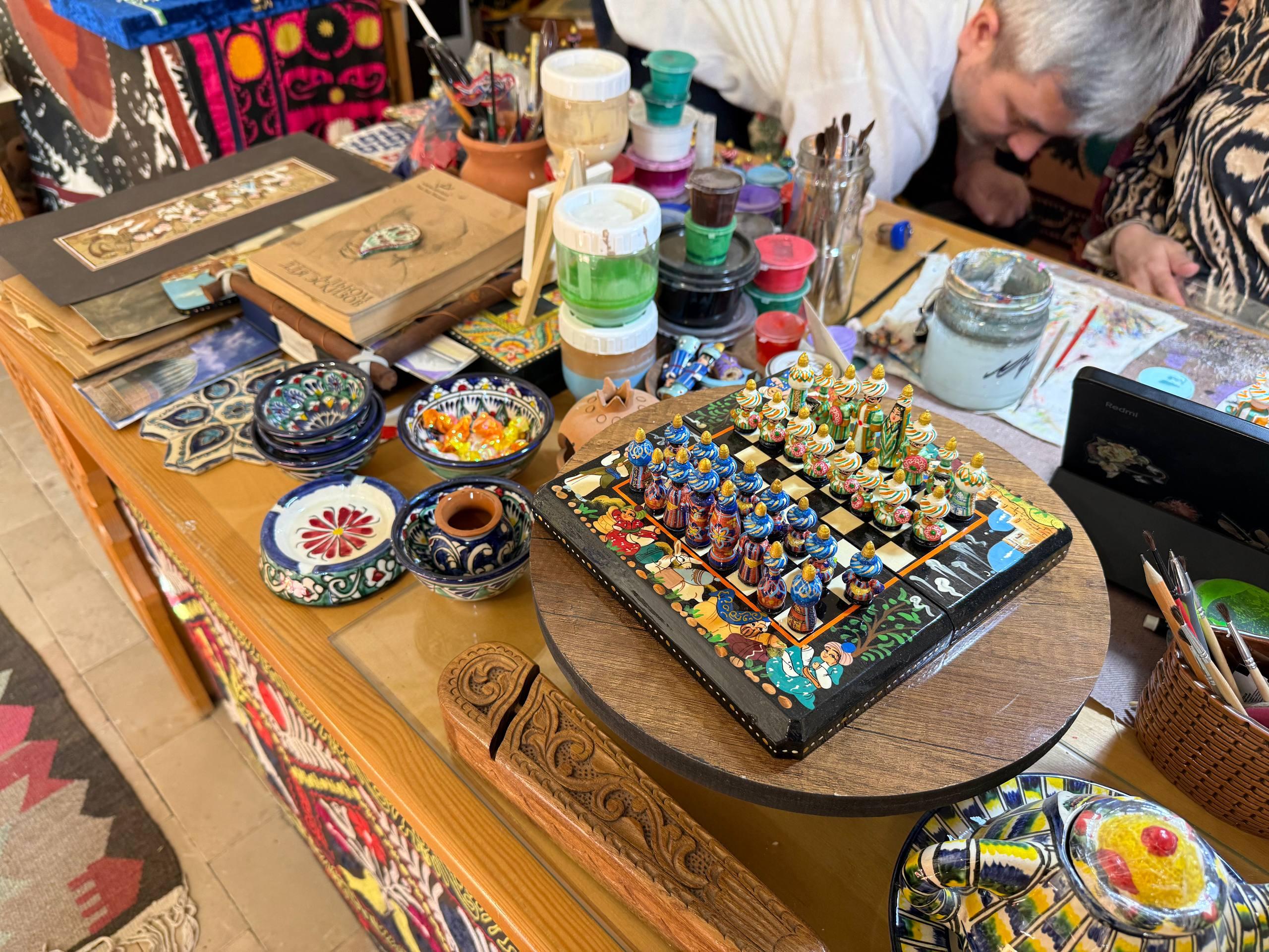 Samarkand: Paint Your Own Traditional Uzbek Folk Figurine 3